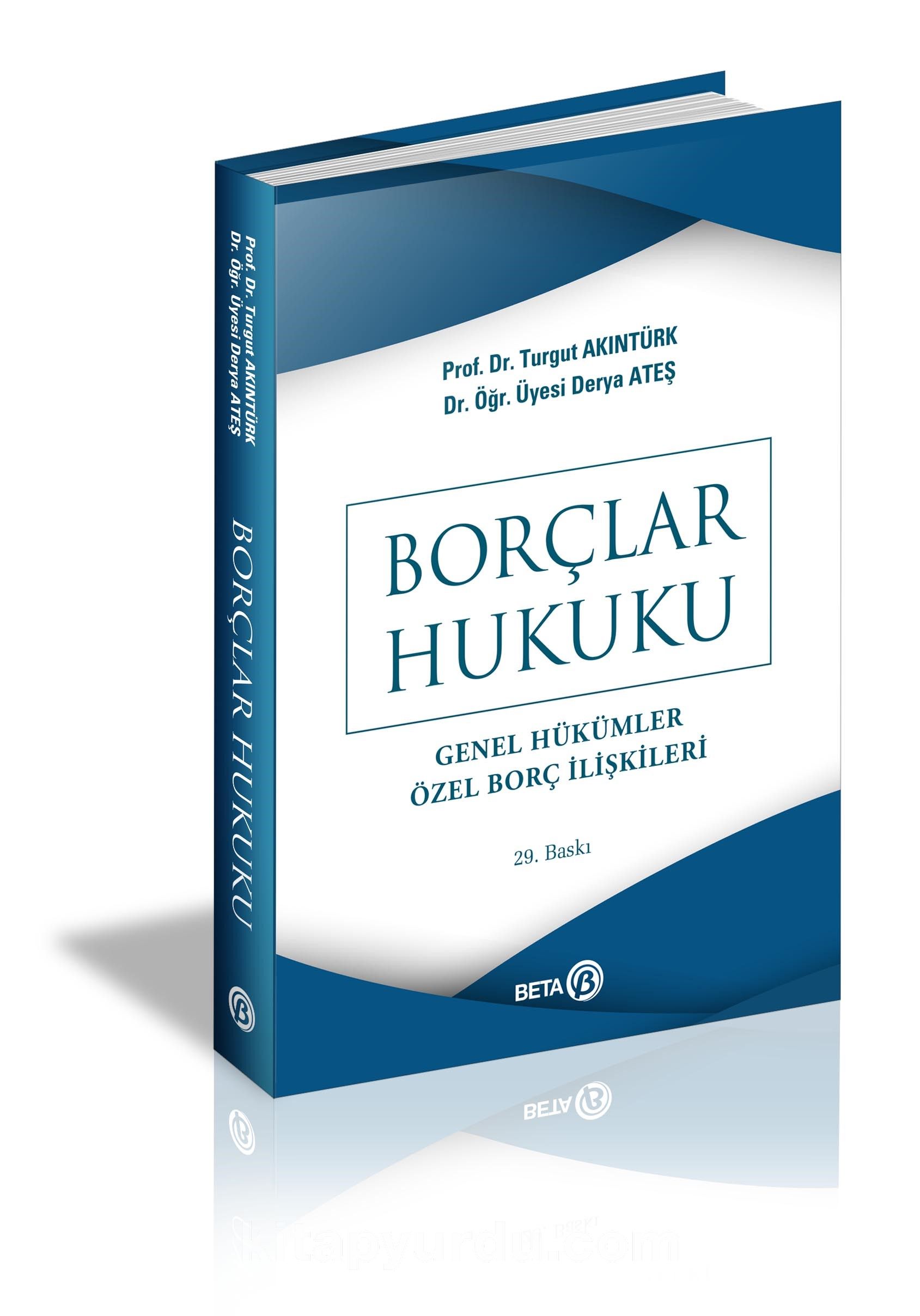 Borçlar Hukuku/Genel Hükümler Özel Borç İlişkileri