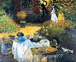 Kahvaltı / Claude Monet (MCL 058-60x75) (Çerçevesiz)