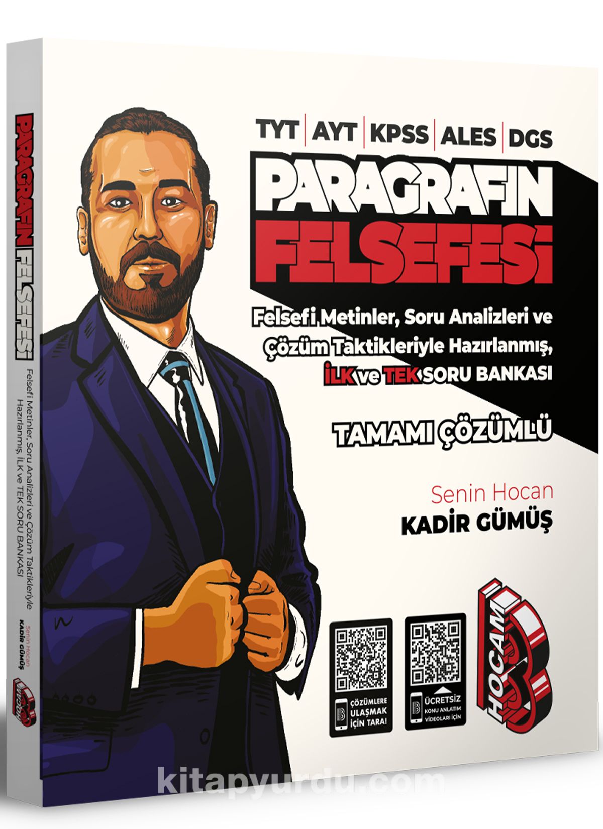 TYT-AYT-KPSS-ALES-DGS Paragrafın Felsefesi Tamamı Çözümlü Soru Bankası