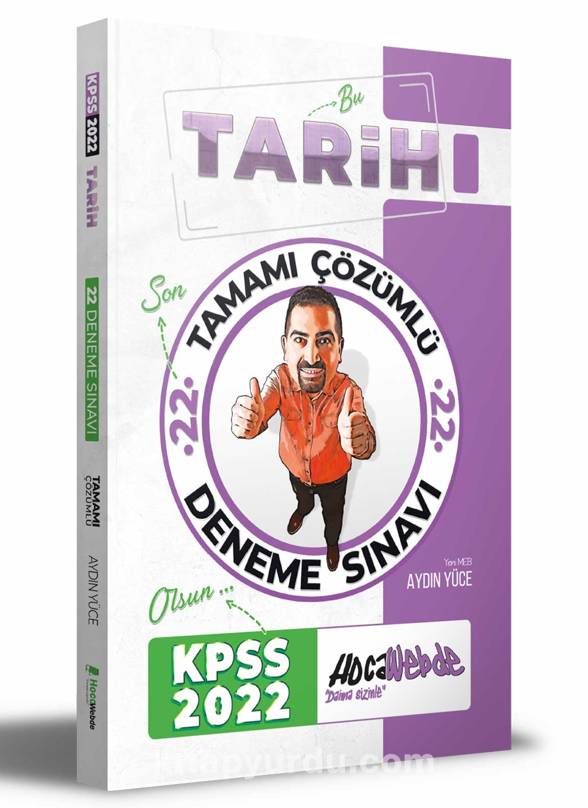 2022 KPSS Tarih Tamamı Çözümlü 22 Deneme