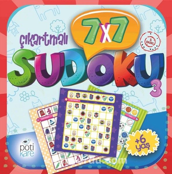 7x7 Çıkartmalı Sudoku 3