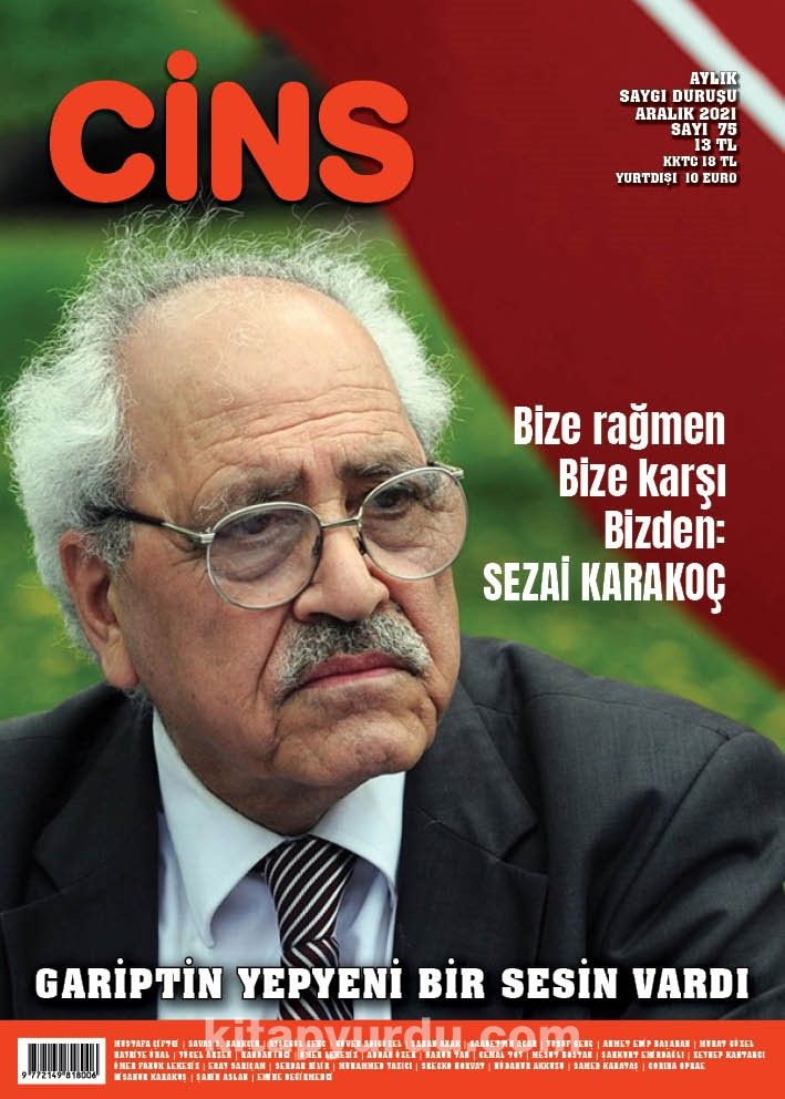 Cins Aylık Kültür Dergisi Sayı:75 Aralık 2021