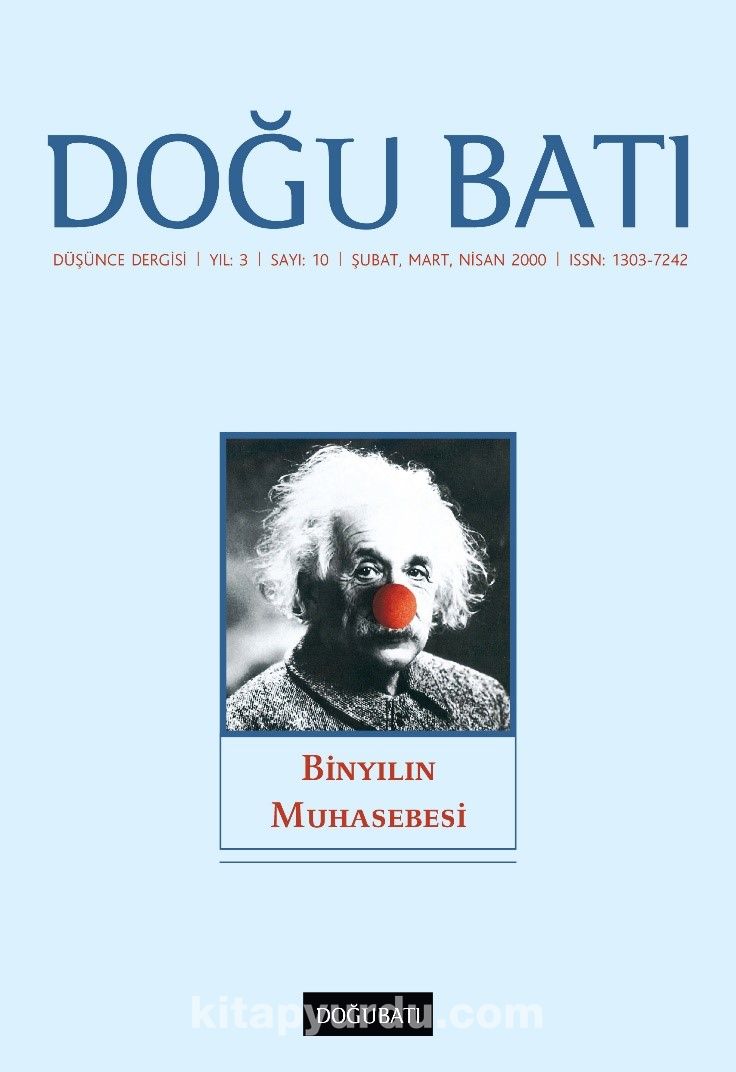 Doğu Batı Sayı: 10 Şubat, Mart, Nisan 2000 (Üç Aylık Düşünce Dergisi)