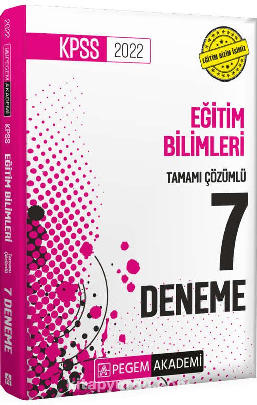 2022 KPSS Eğitim Bilimleri Tamamı Çözümlü 7 Deneme