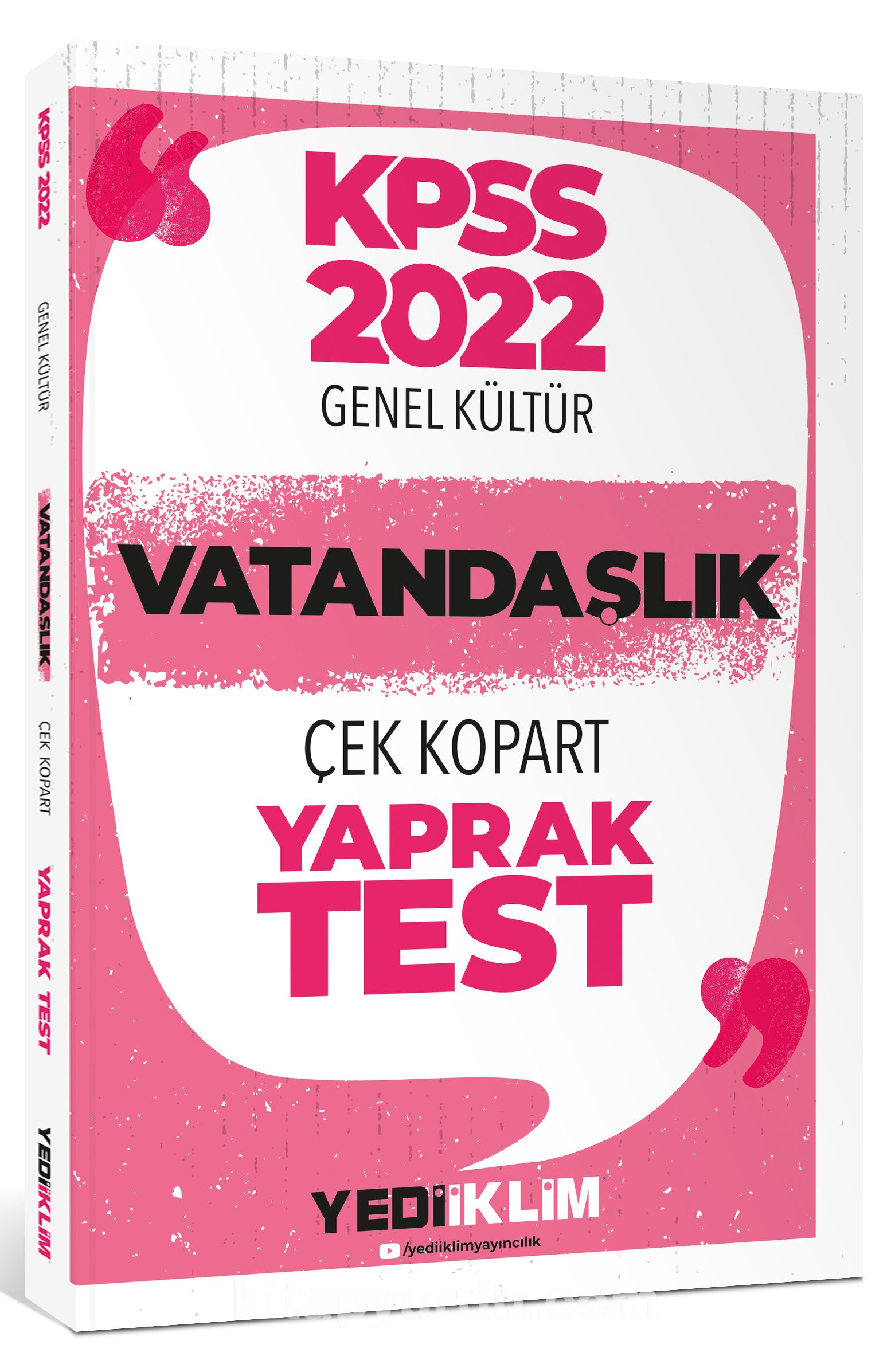 2022 KPSS Lisans Genel Kültür Vatandaşlık Çek Kopart Yaprak Test