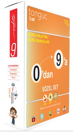 9. Sınıf 0'dan 9'a Konu Anlatımlı Soru Bankaları Sözel Set