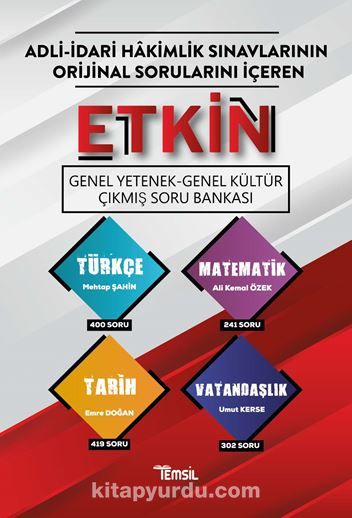 Etkin Genel Yetenek Genel Kültür Çıkmış Soru Bankası