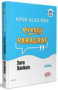 KPSS - ALES - DGS Prestij Paragraf Soru Bankası