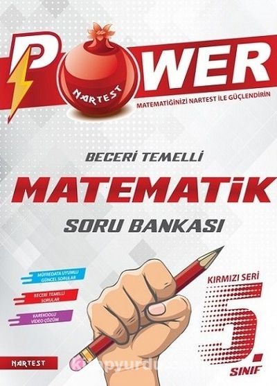 5. Sınıf Kırmızı Seri Power Beceri Temelli Matematik Soru Bankası