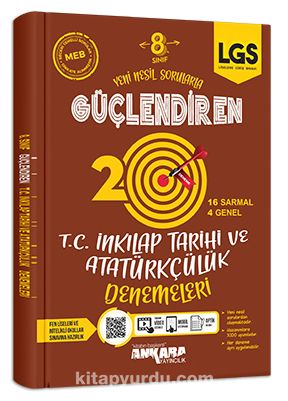 8. Sınıf T. C. İnkılap Tarihi ve Atatürkçülük 20 Deneme