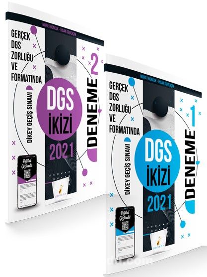 DGS İkizi 2 Özgün Deneme Sınavı Dijital Çözümlü