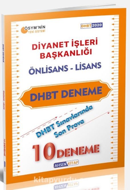 Diyanet İşleri Başkanlığı Önlisans-Lisans DHBT 10 Deneme