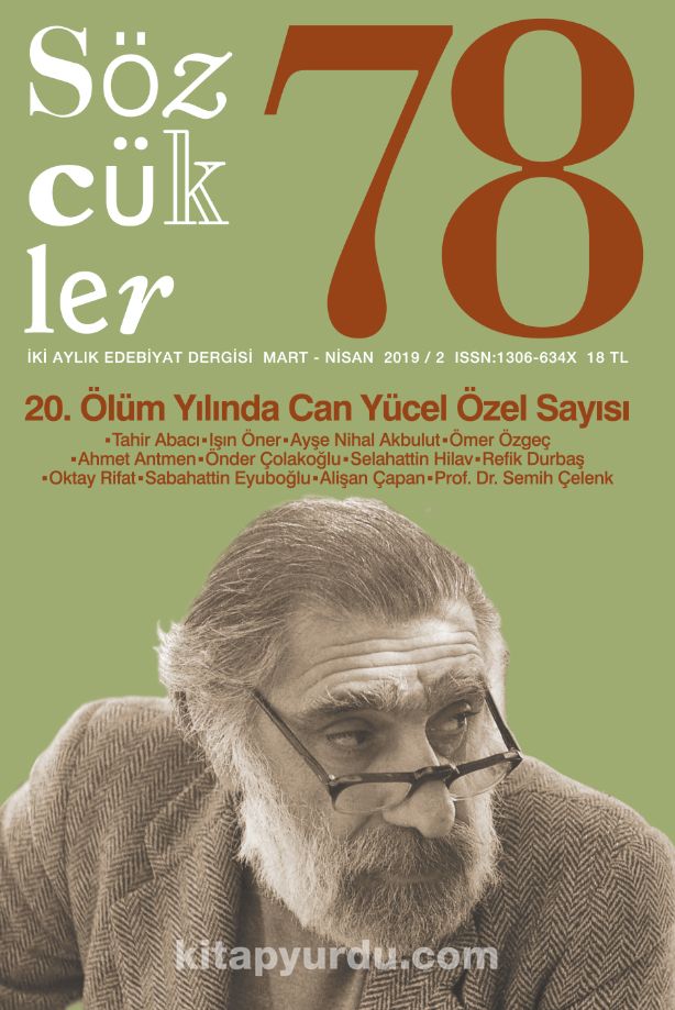 Sözcükler İki Aylık Edebiyat Dergisi Sayı:78 Mart-Nisan 2018