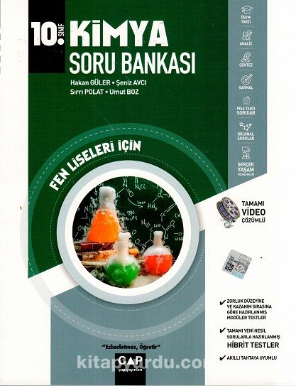 10. Sınıf Fen Lisesi Kimya Soru Bankası