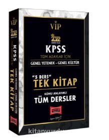 2022 VİP KPSS GY GK 5 Ders Tek Kitap Tüm Dersler Konu Anlatımlı