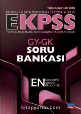 E-KPSS GY-GK Soru Bankası / Türkçe-Matematik-Tarih-Coğrafya-Vatandaşlık