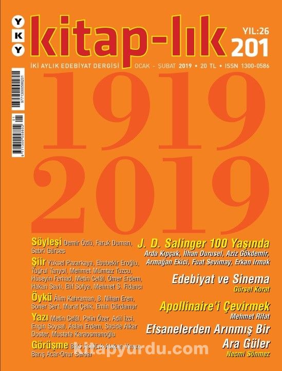 Kitap-lık Sayı:201 Ocak-Şubat 2019