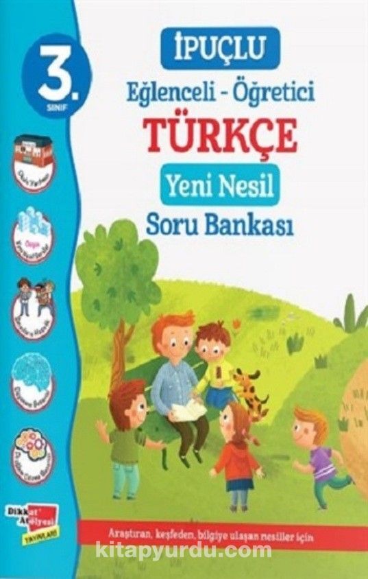 3. Sınıf İpuçlu Eğlenceli - Öğetici Türkçe Yeni Nesil Soru Bankası