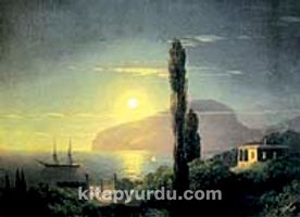 Kırım'da Dolunaylı Gece-1859  / Ivan Konst. Aivazovsky (AIK 004-35x50) (Çerçevesiz)