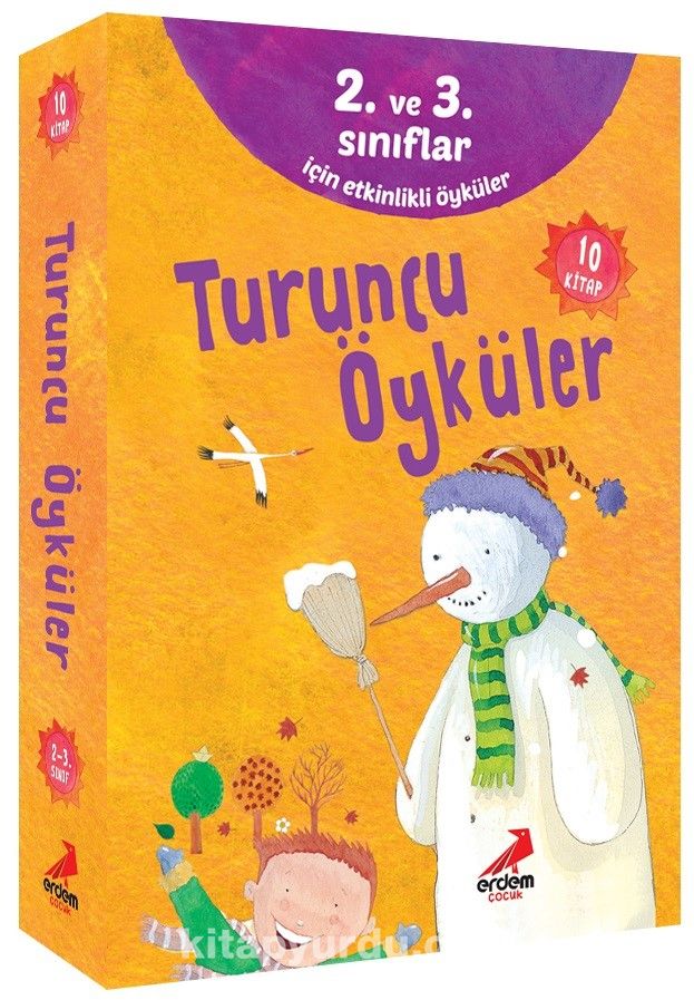 Turuncu Öyküler (10 Kitap) (2. ve 3. Sınıflar İçin Etkinlikli Öyküler)