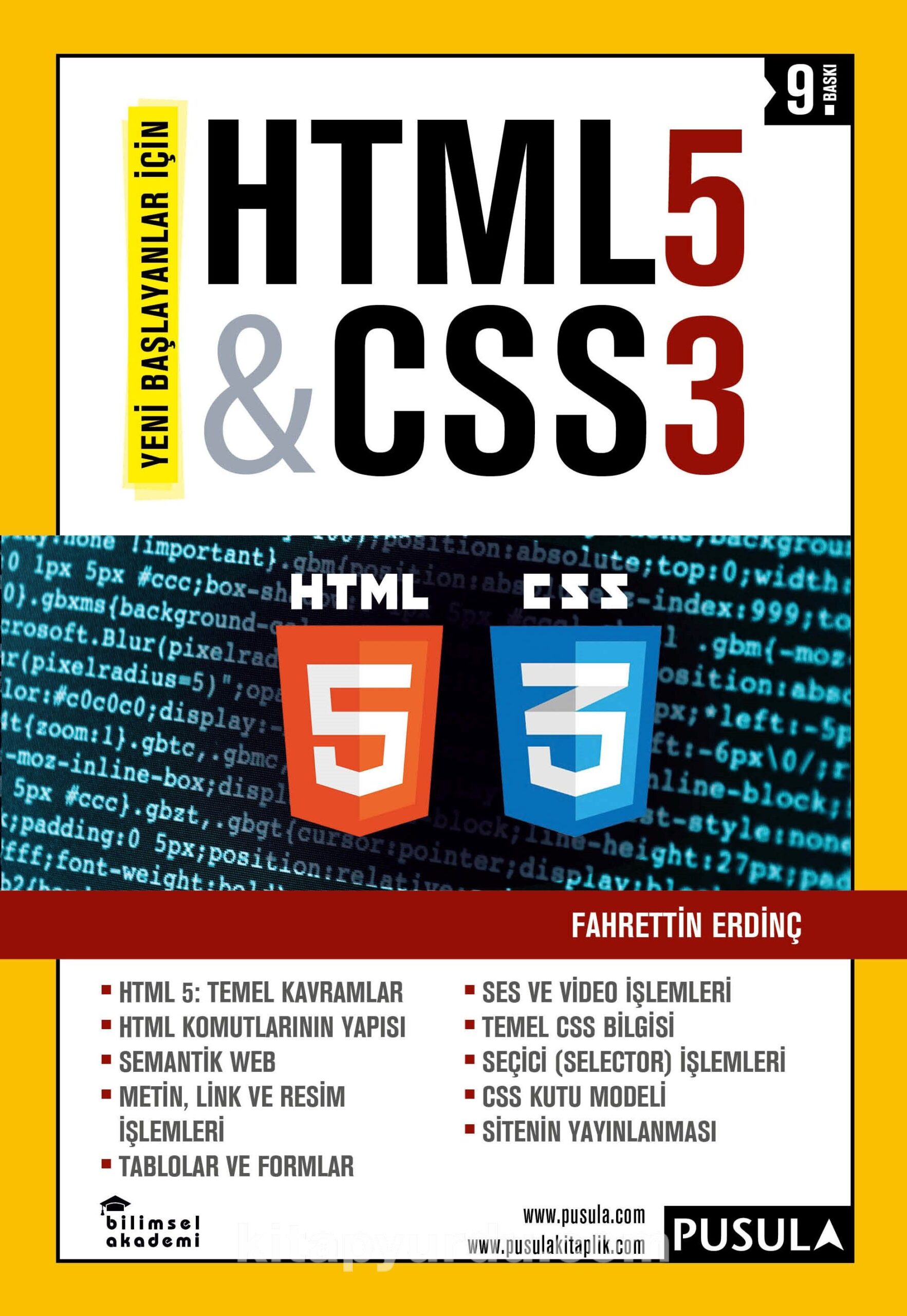 Yeni Başlayanlar İçin HTML5 - CSS3