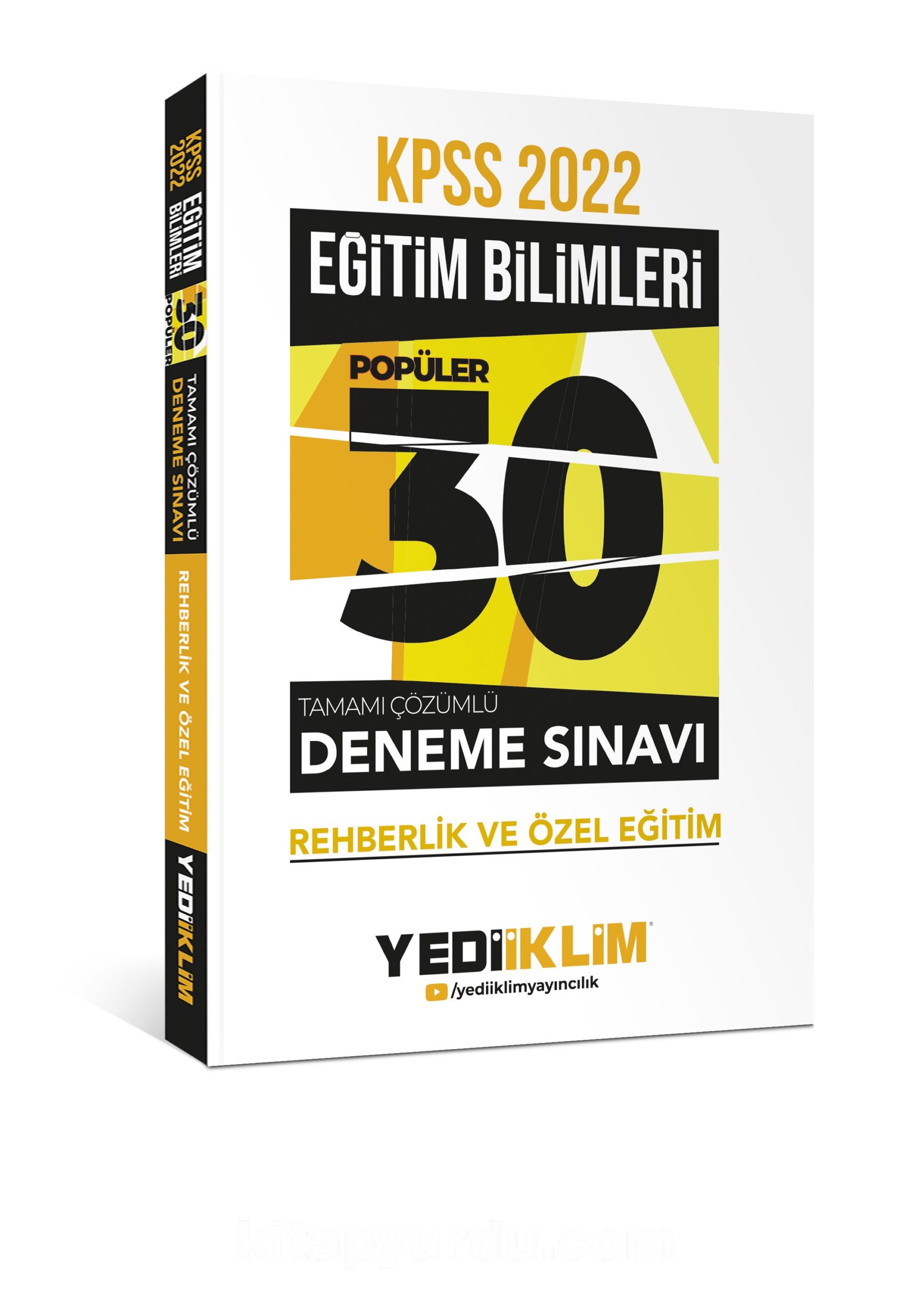 2022 KPSS Eğitim Bilimleri Rehberlik ve Özel Eğitim Tamamı Çözümlü 30 Popüler Deneme