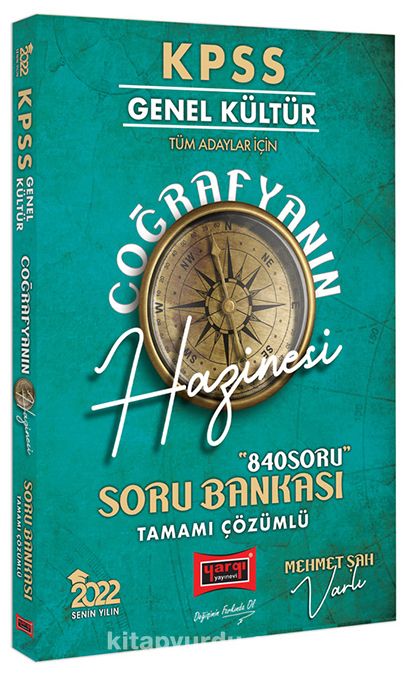 2022 KPSS Genel Kültür Tüm Adaylar İçin Coğrafyanın Hazinesi Tamamı Çözümlü Soru Bankası 840 Soru