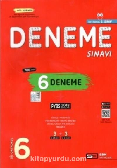 6. Sınıf PYBS 6 Deneme Sınavı