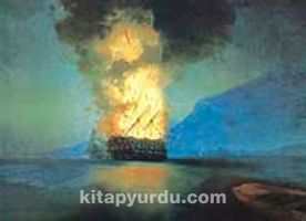 Patlayan Gemi-1900 / Ivan Konst. Aivazovsk (AIK 008-50x70) (Çerçevesiz)