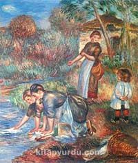 Çamaşırcı Kadınlar / Pierre Auguste Renoir (RPA 007-50x60) (Çerçevesiz)