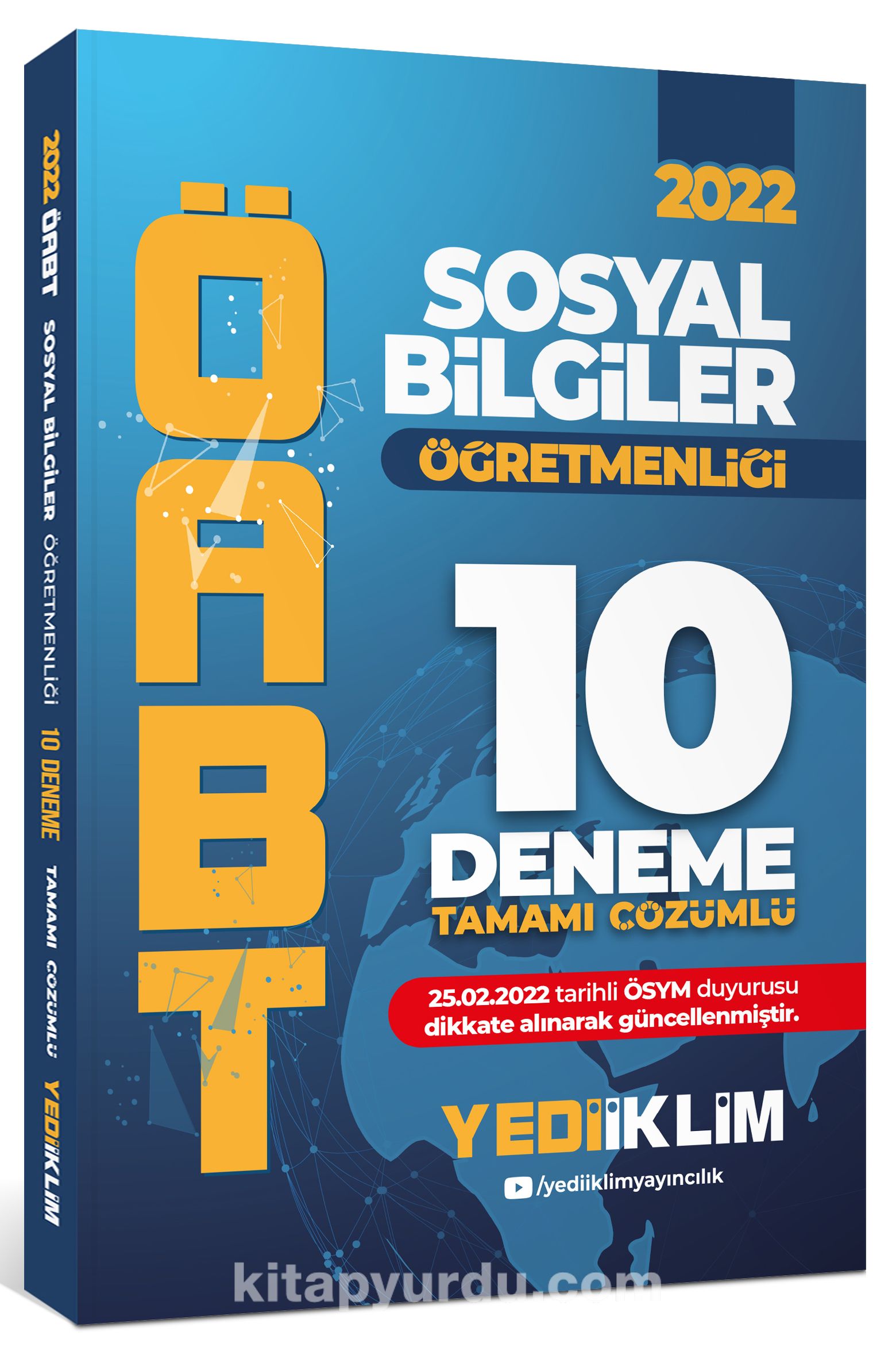 2022 ÖABT Sosyal Bilgiler Öğretmenliği Tamamı Çözümlü 10 Deneme