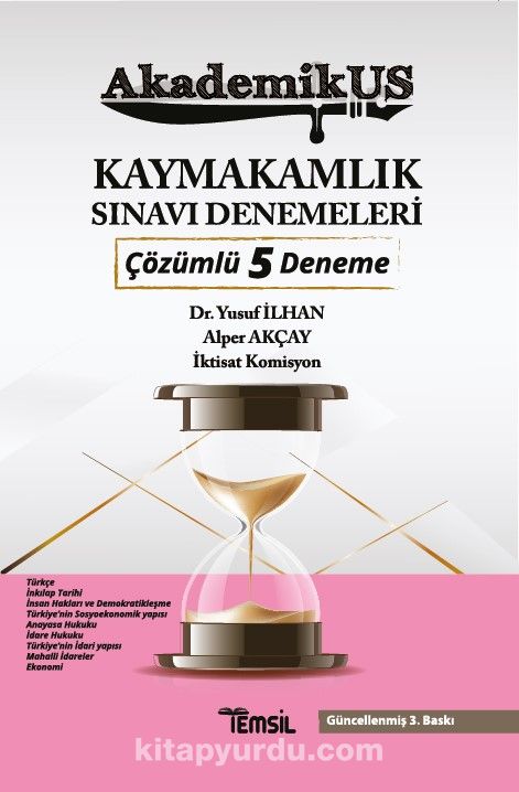 Akademikus Kaymakamlık Sınavı Denemeleri Çözümlü 5 Deneme