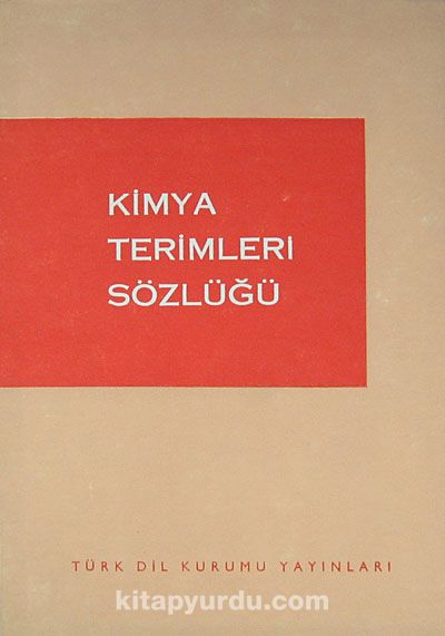 Kimya Terimleri Sözlüğü (1-A-6)