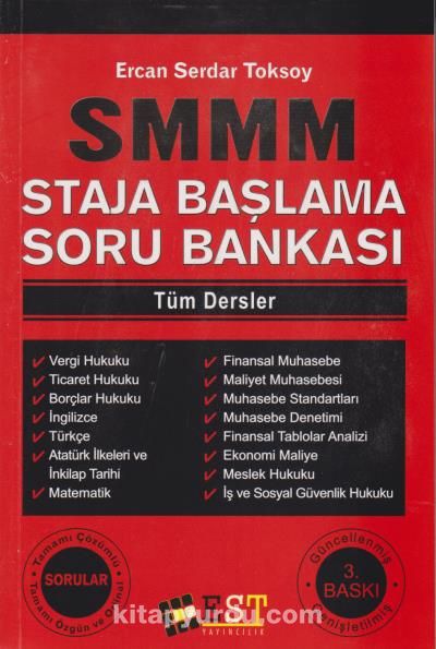 SMMM Staja Başlama Soru Bankası