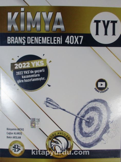 TYT Kimya 40x7 Branş Denemeleri