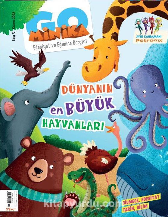 minikaGO Aylık Çocuk Dergisi Sayı: 71 Kasım 2022