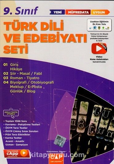 9. Sınıf Türk Dili ve Edebiyatı Anadolu Seti