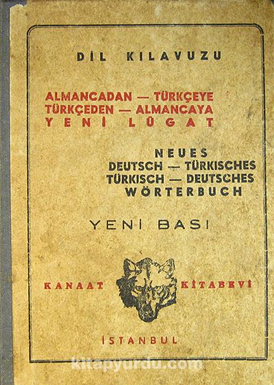 Almancadan-Türkçeye Türkçeden-Almancaya Yeni Lügat / Dil Kılavuzu (1-A-51)