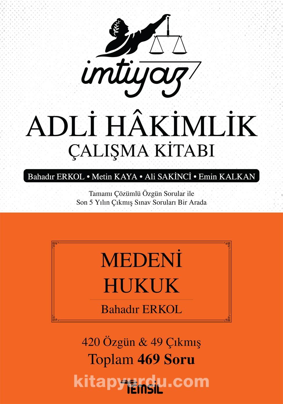 İmtiyaz Adli Hakimlik Çalışma Kitabı Medeni Hukuk