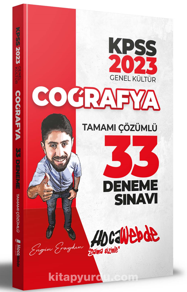 2023 KPSS Coğrafya Tamamı Çözümlü 33 Deneme Sınavı