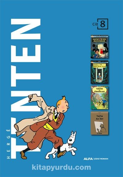 Tenten’in Maceraları 8 (Ciltli) (Dört Kitap Birarada)