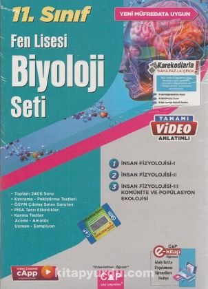 11. Sınıf Biyoloji Fen Lisesi Seti