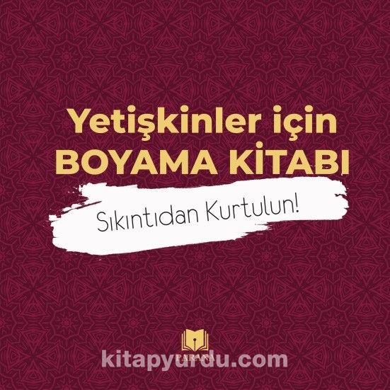 Yetişkinler İçin Boyama Kitabı (Mandala)