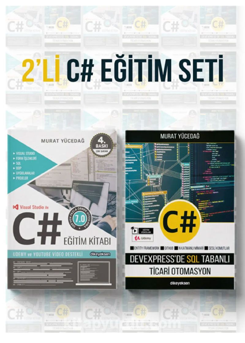 2'li C# Eğitim Seti (2 Kitap)