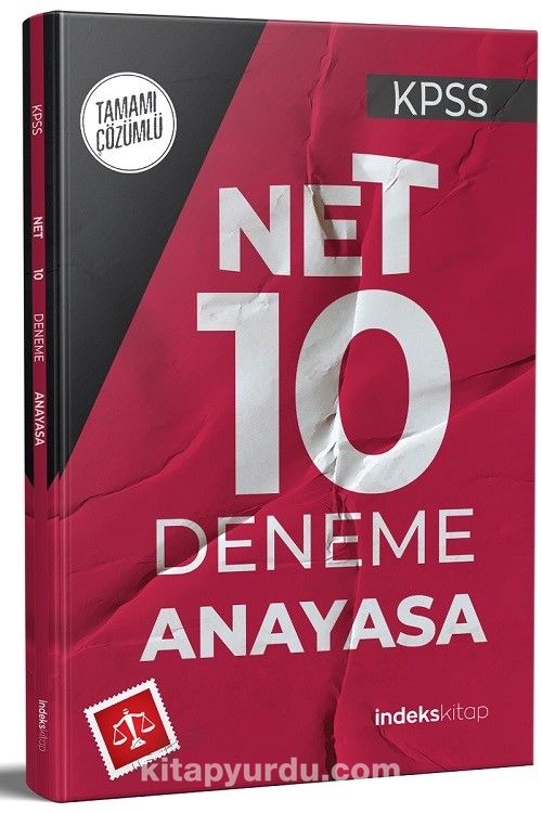 KPSS Anayasa Net 10 Deneme Çözümlü