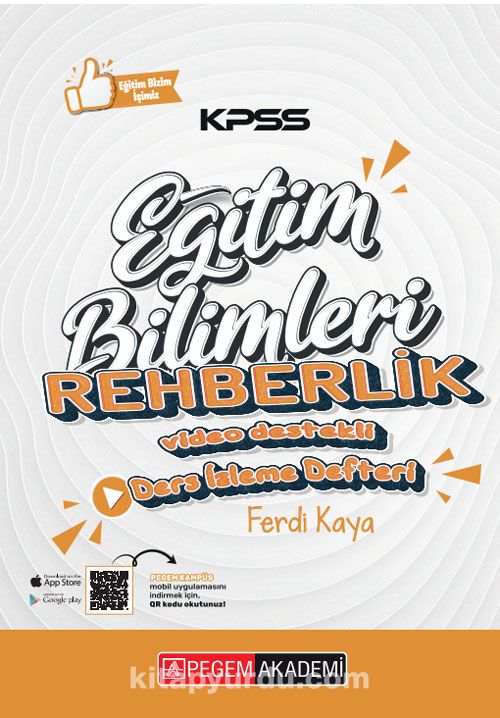 KPSS Eğitim Bilimleri Rehberlik ve Özel Eğitim Ders İzleme Defteri