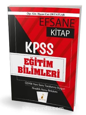 2020 KPSS Eğitim Bilimleri Efsane Kitap Konu Anlatımlı