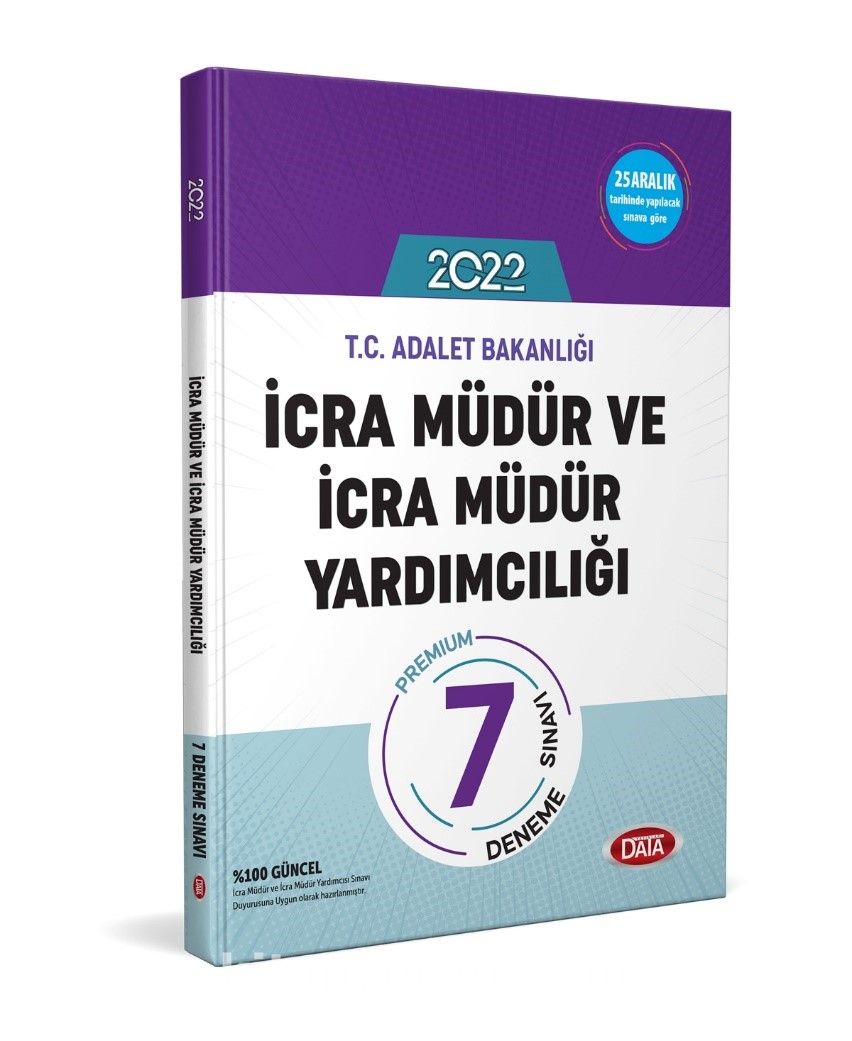 T.C. Adalet Bakanlığı İcra Müdür ve İcra Müdür Yardımcılığı 7 Deneme Sınavı