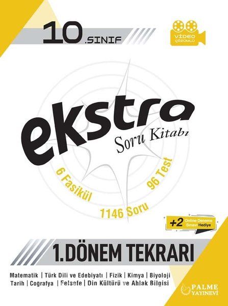 10. Sınıf Ekstra Soru Kitabı 1. Dönem Tekrarı