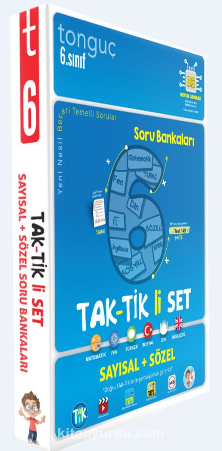 6. Sınıf Taktikli Tüm Dersler Soru Bankası Seti